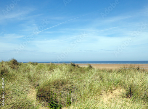 Fototapeta Naklejka Na Ścianę i Meble -  Dunes at Holkham sands, North Norfolk