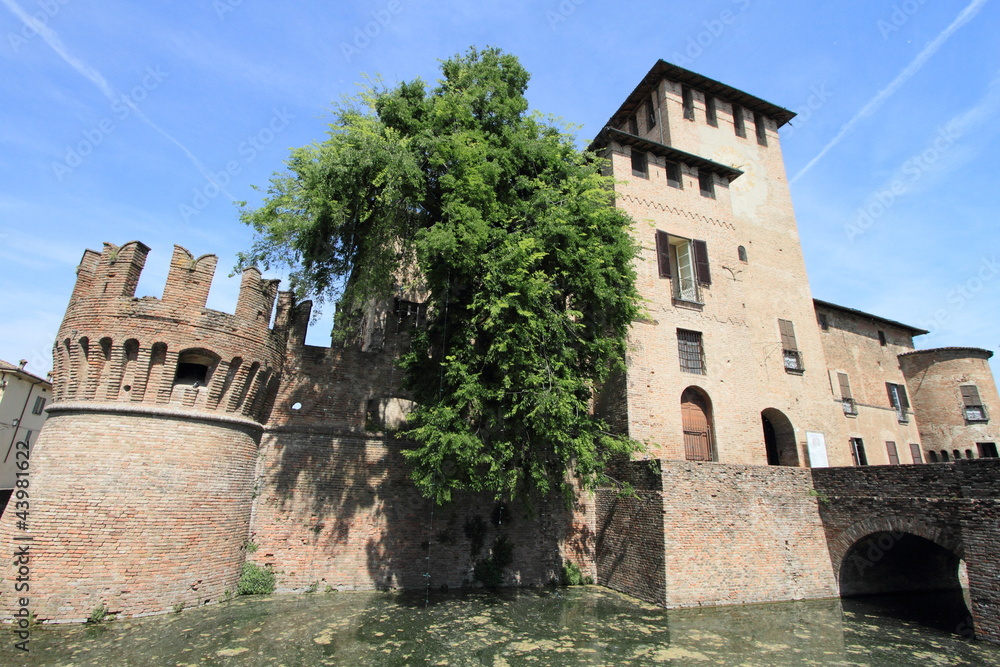 medieval castle of Fontanellato near Parma, Italy