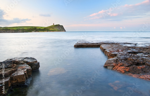 Kimmeridge Bay sunrise landscape, Dorset England