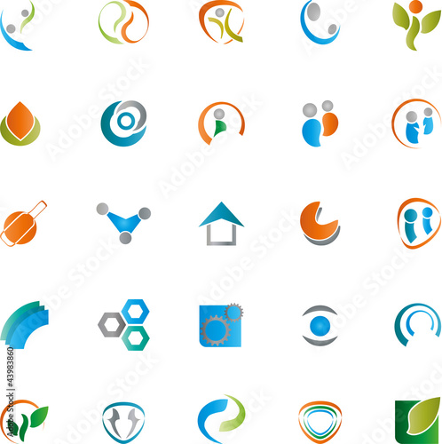 Webicons, Logos, Zeichen, Symbol, Design Elements