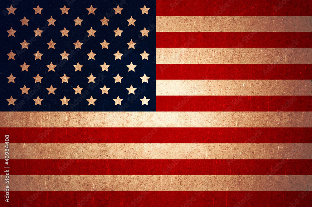 Naklejka premium US Flag