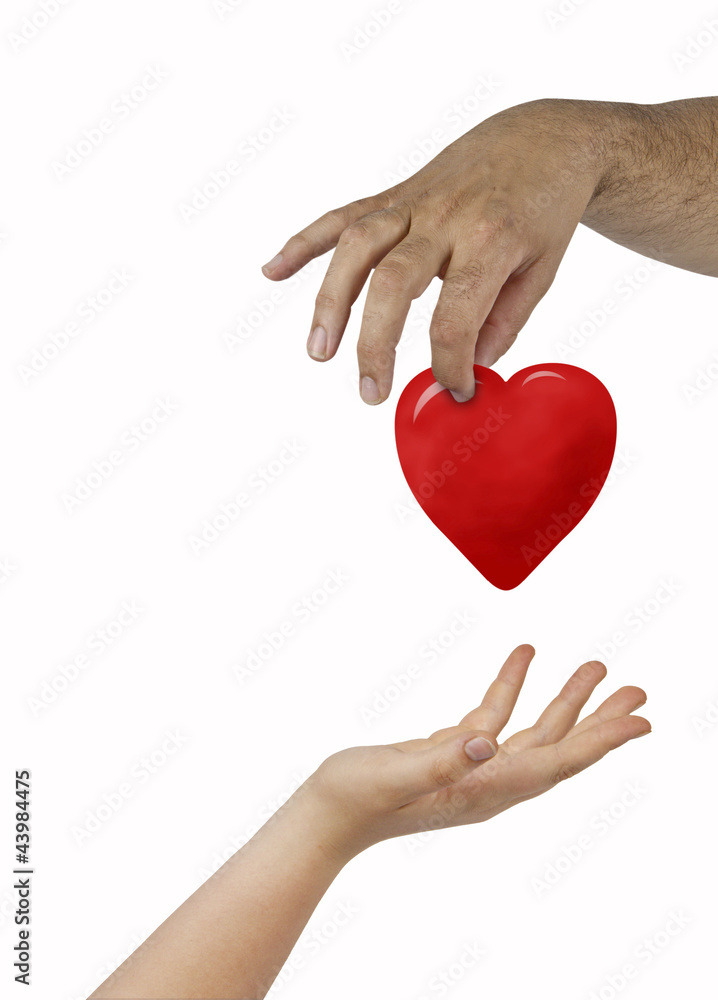 Fototapeta premium Gift of heart