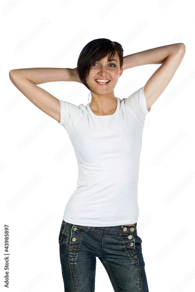 Portrait of a beautiful woman Portrait of a beautiful woman