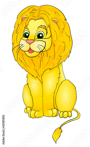 Cartoon lion