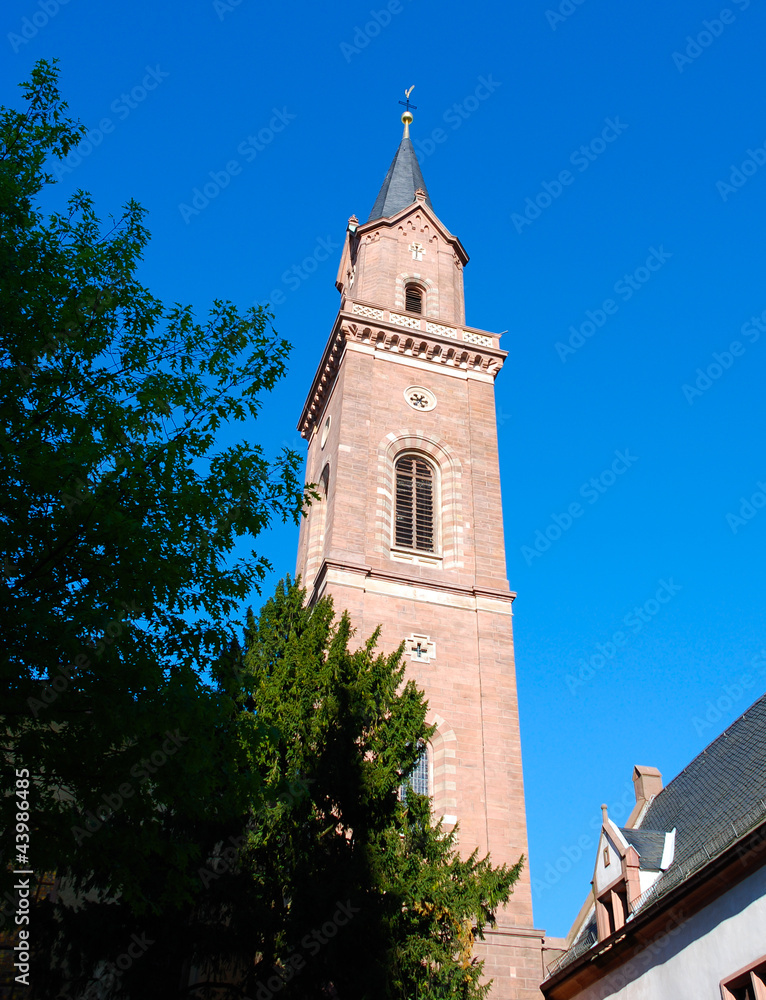 Kirchturm - Weinheim Kirchturm - Weinheim