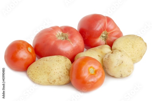 potatoes bulbs and tomatoes fruits as solanaceous vegetable