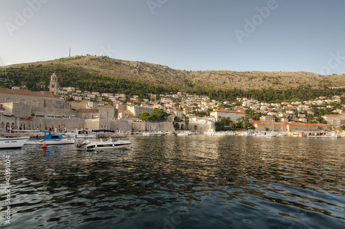 Obraz na płótnie Dubrovnik widok z portu w salonie