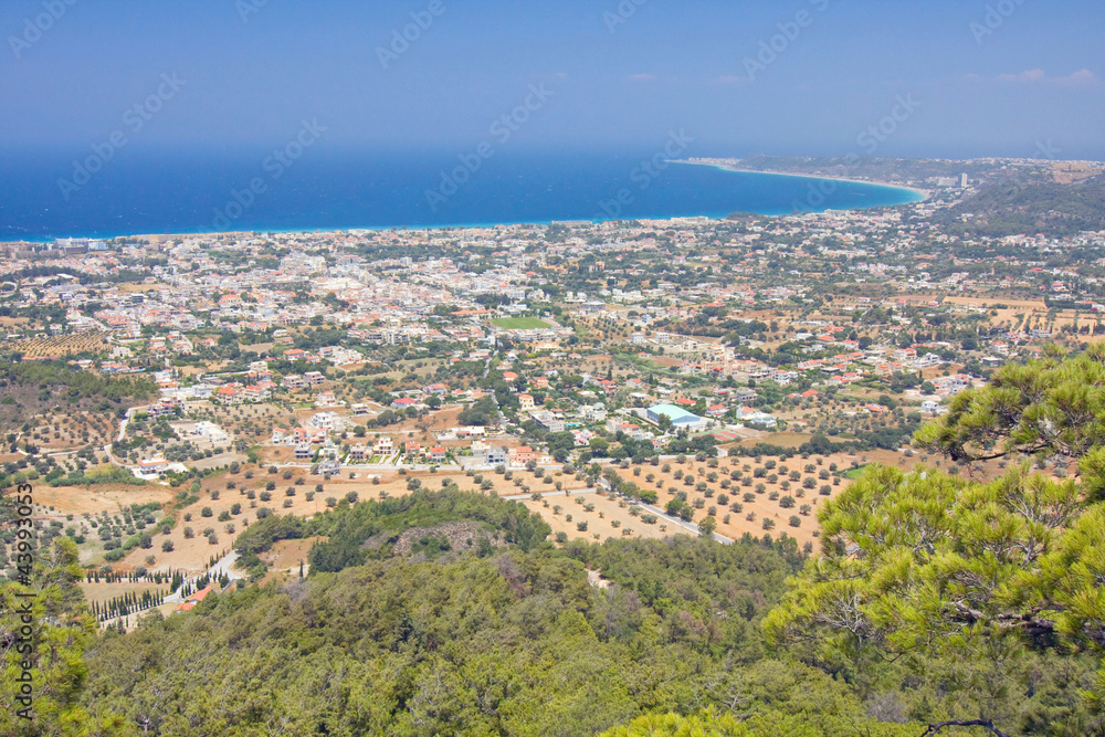 Angle view, Rhodes, Greece