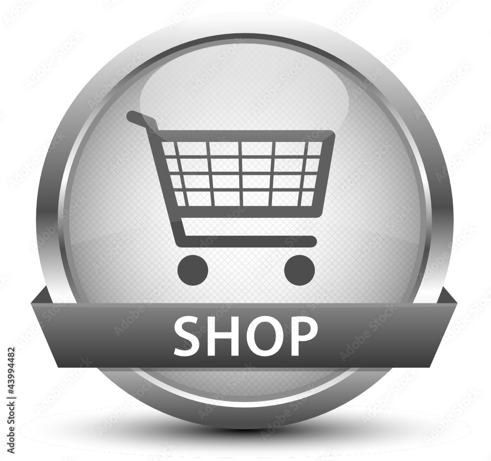 Onlineshop Button Silber Onlineshop Button Silber