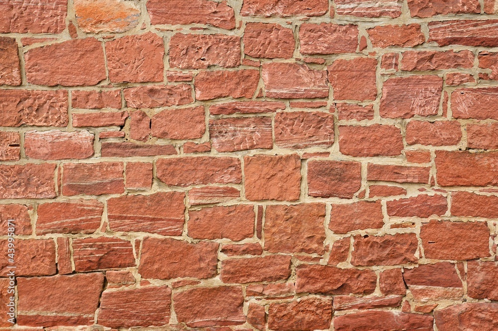 Obraz premium Fassade aus Sandsteinen