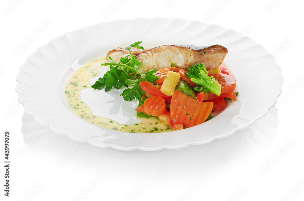 fish and vegetable fish and vegetable