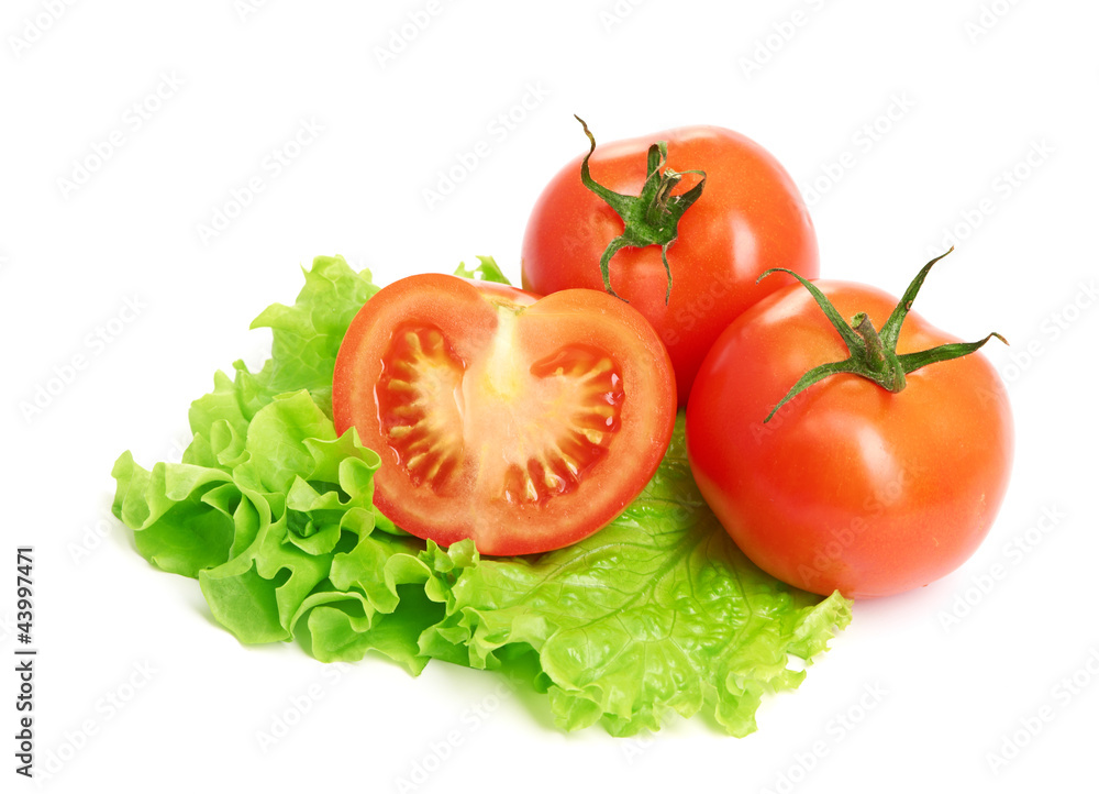 Tomato vegetable and lettuce salad Tomato vegetable and lettuce salad