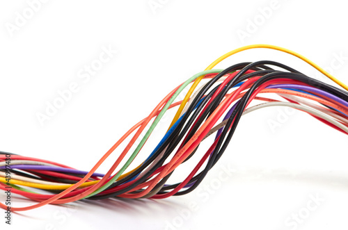 Multicolored computer cable