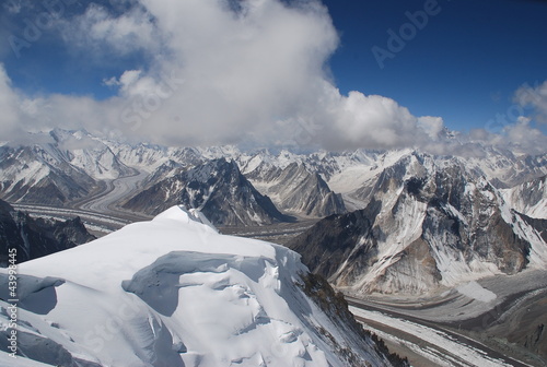 Beautiful mountain landscape.Peak.Area.Pakistan