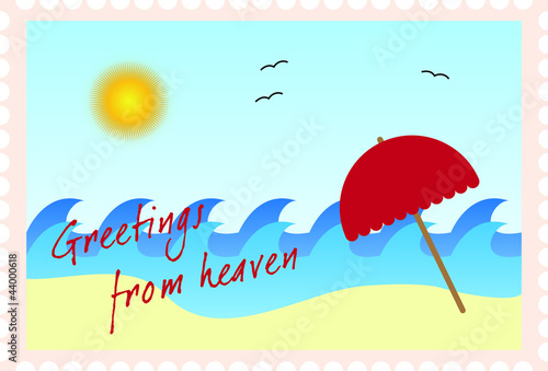 Greetings from heaven