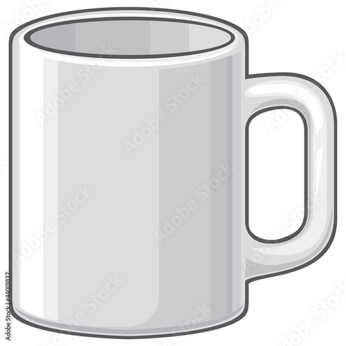 coffee mug (white cup)