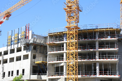 Chantier façade lotissement toiture, immeuble, construction 2013