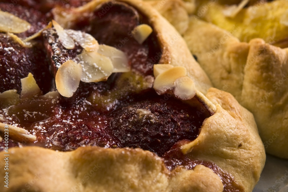 Homemade tart with berry fruits Homemade tart with berry fruits