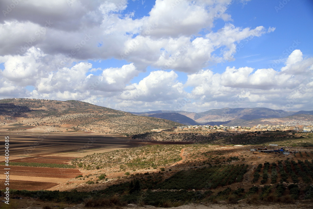 Country_side of the Upper Galilee Israel, Golan mountains