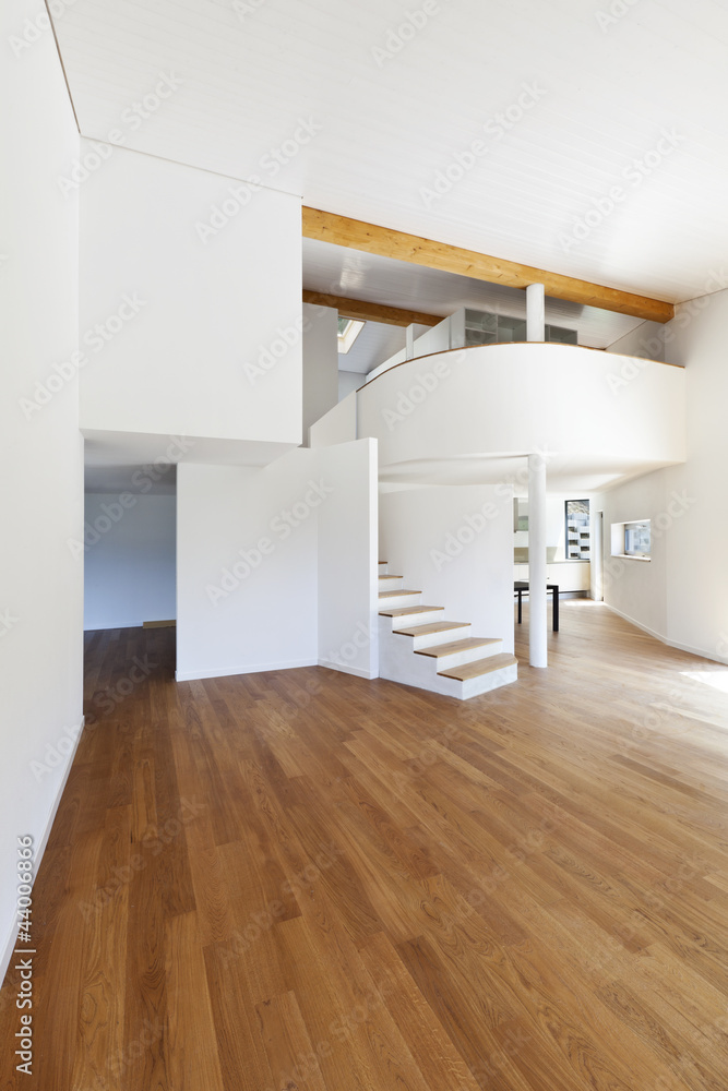interior modern house, large open space interior modern house, large open space