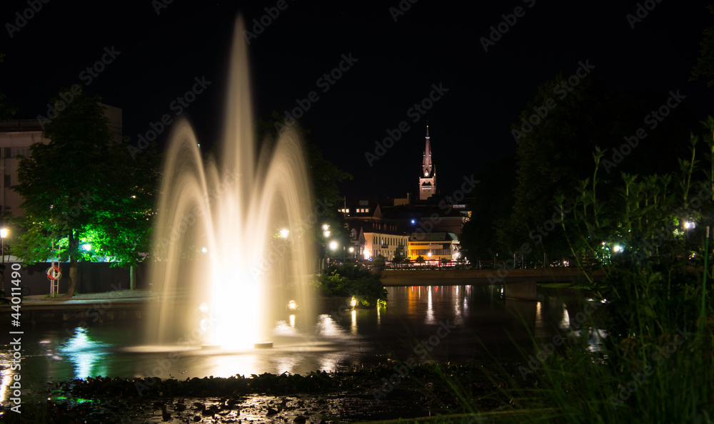City park fountain, Borås Sweden