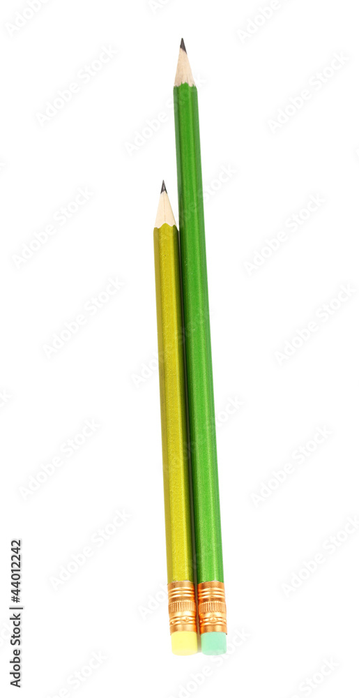 Lead pencils isolated on white Lead pencils isolated on white