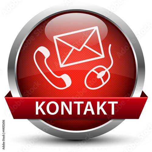 Kontakt Button Rot