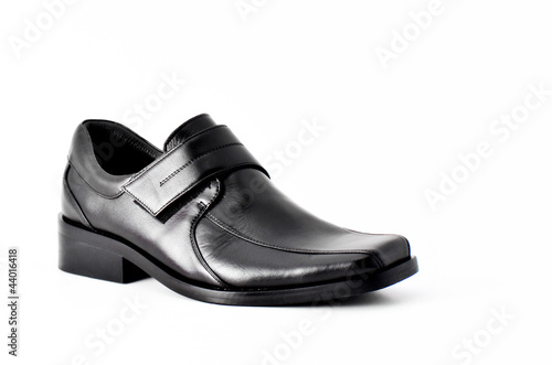 Black shoe isolated on white background