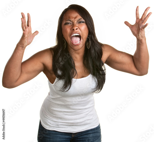 Foto Screaming Black Woman