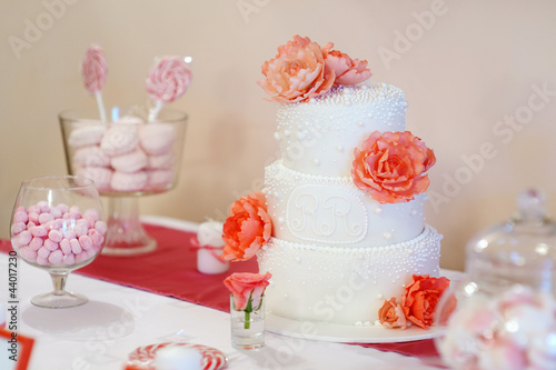 Delicious wedding cake