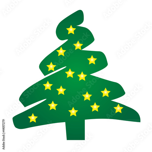 Sterne grün Weihnachtsbaum