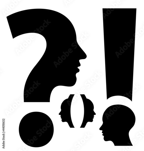 unusual exclamation mark, question mark, brackets,