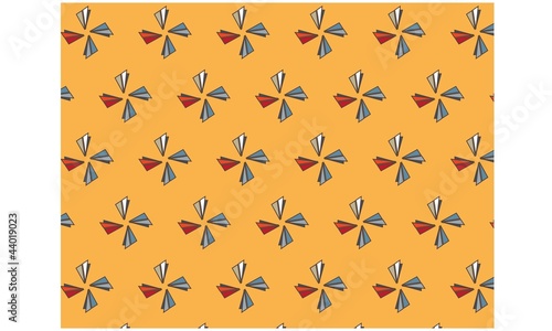 paper airplanes pattern