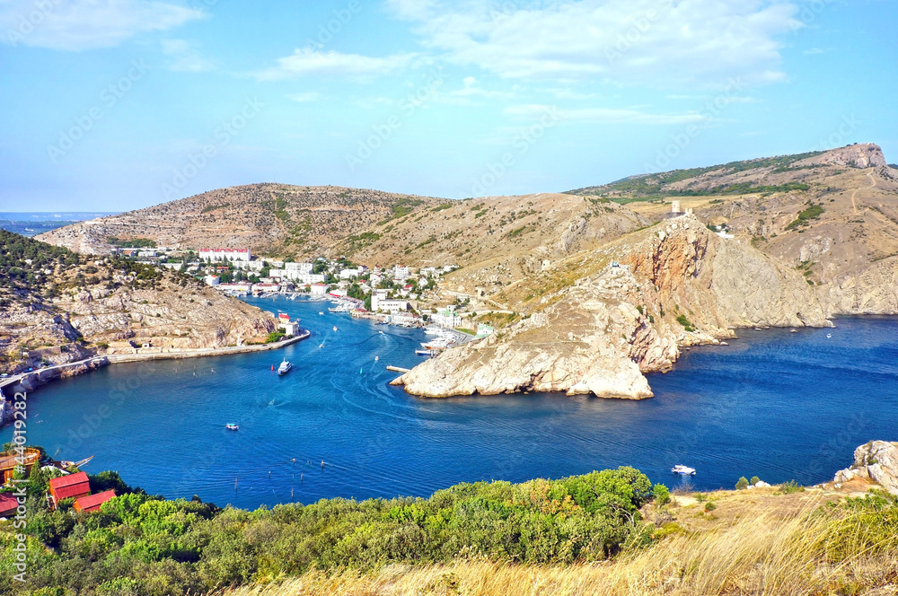 Obraz premium Crimea, Balaklava bay