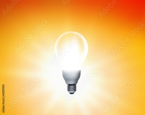 Glühlampe mit Sonnennergie