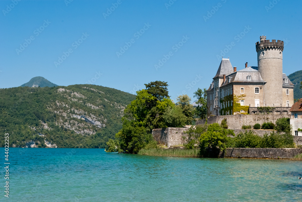 Duingt Castle, Annecy Lake, France