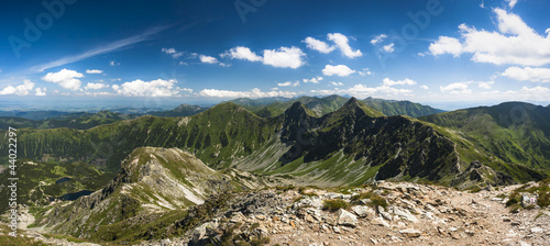 Fototapeta Naklejka Na Ścianę i Meble -  Mountain ridge panorama