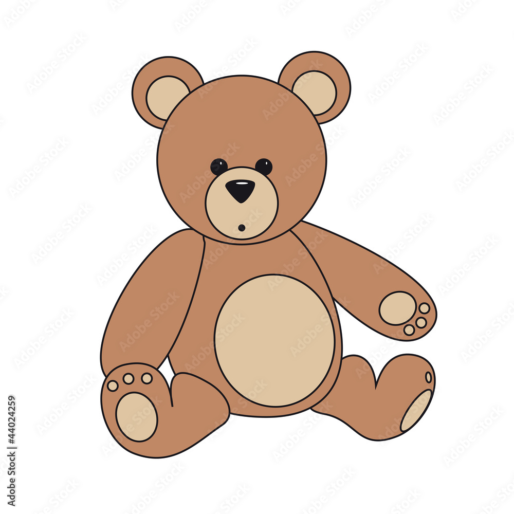 Fototapeta premium Teddy sitzend