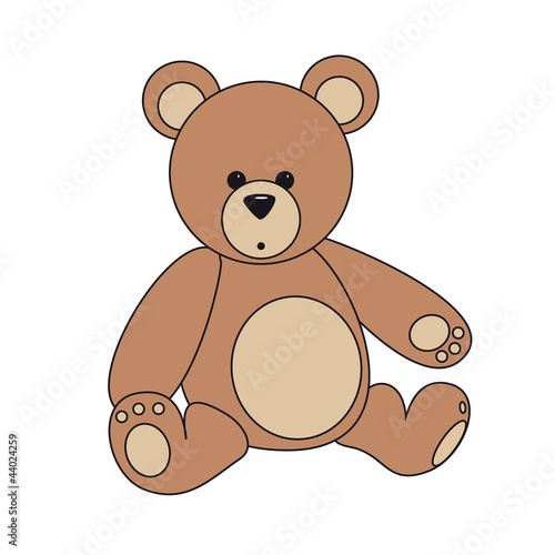 Teddy sitzend