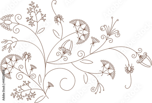 Floral  pattern, plant ornament