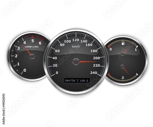 vector car speedometer