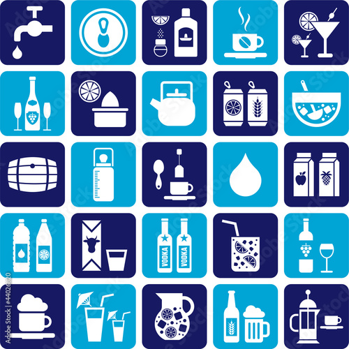 Beverages icons