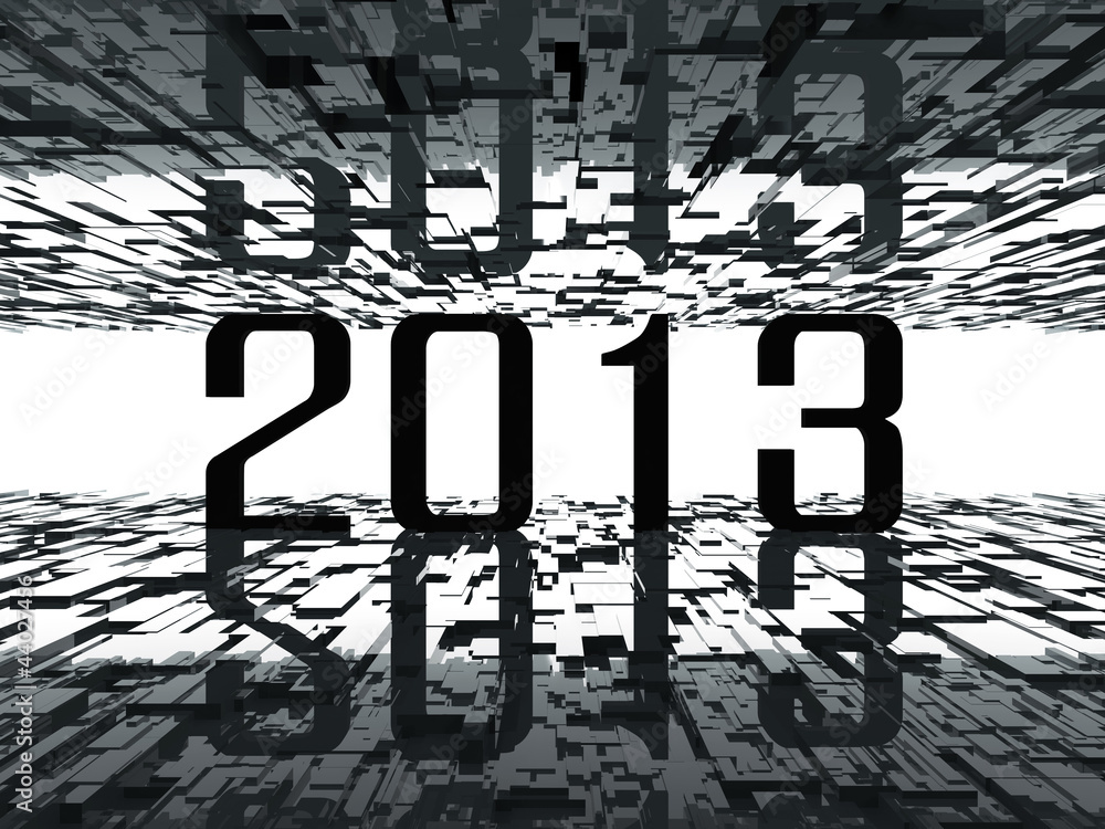 Fototapeta premium 2013 bright future - abstract background