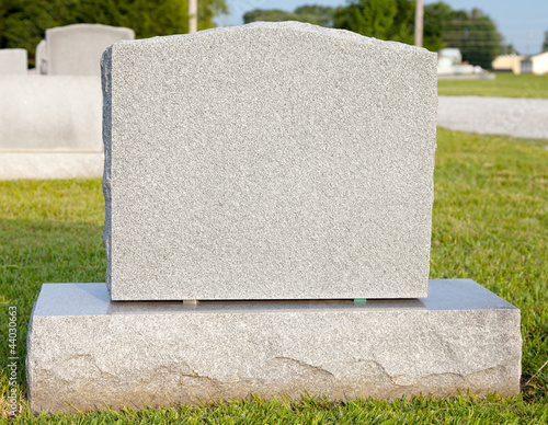 Tablou canvas Blank Tombstone