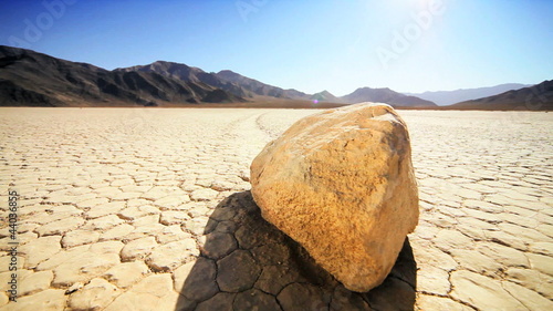 Trail From Death Valley Sailing Stones
