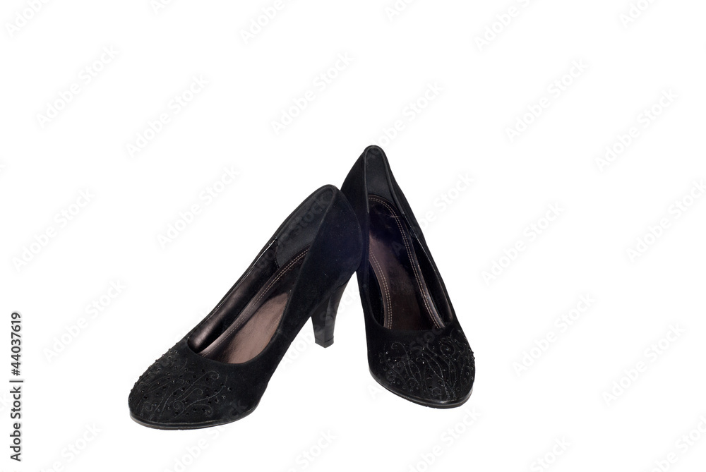 Pair of black women shoes