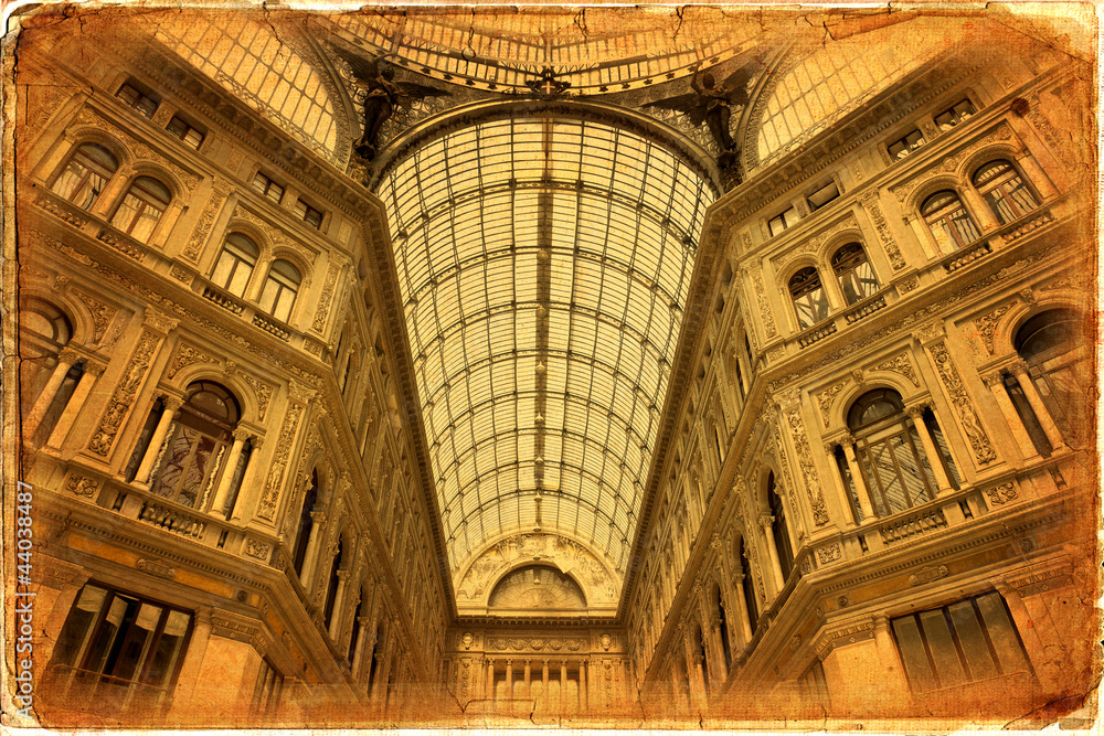 Obraz premium Napoli, Galleria Umberto I