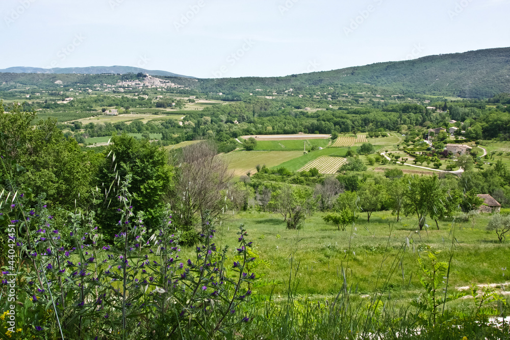Landscape View of Bonnieux, France