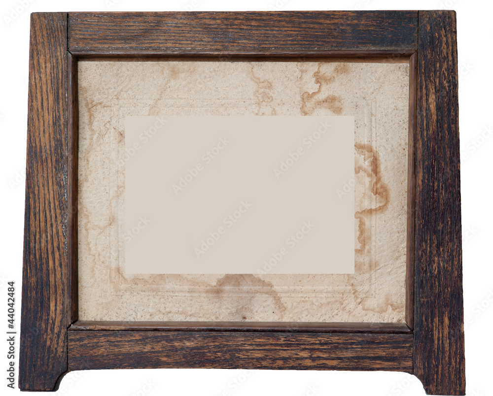 Fototapeta premium Old wooden picture frame