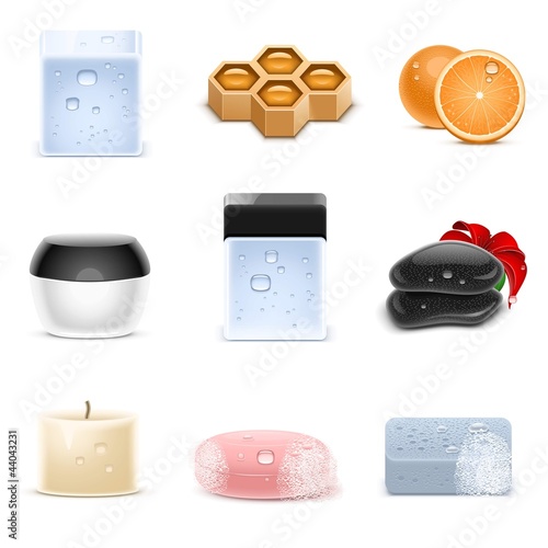 spa and beauty vector icons